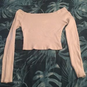 brandy melville off shoulders long sleeve💕